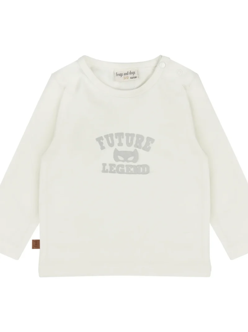 Little Hero Baby Shirt Legend | White Alyssum